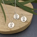 Necklace | Aussie Bush | Koala stamped necklace | Sterling Silver Necklace | Aussie Bush | Koala stamped necklace | Sterling Silver